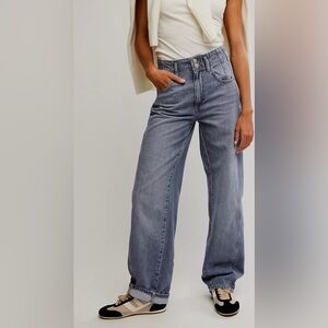 Free People Aster Straight jeans. NWT. Slate